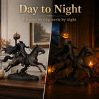 ⏰Limited Stock 50% OFF - 🎃🏇Midnight Chase Headless Horseman Statue