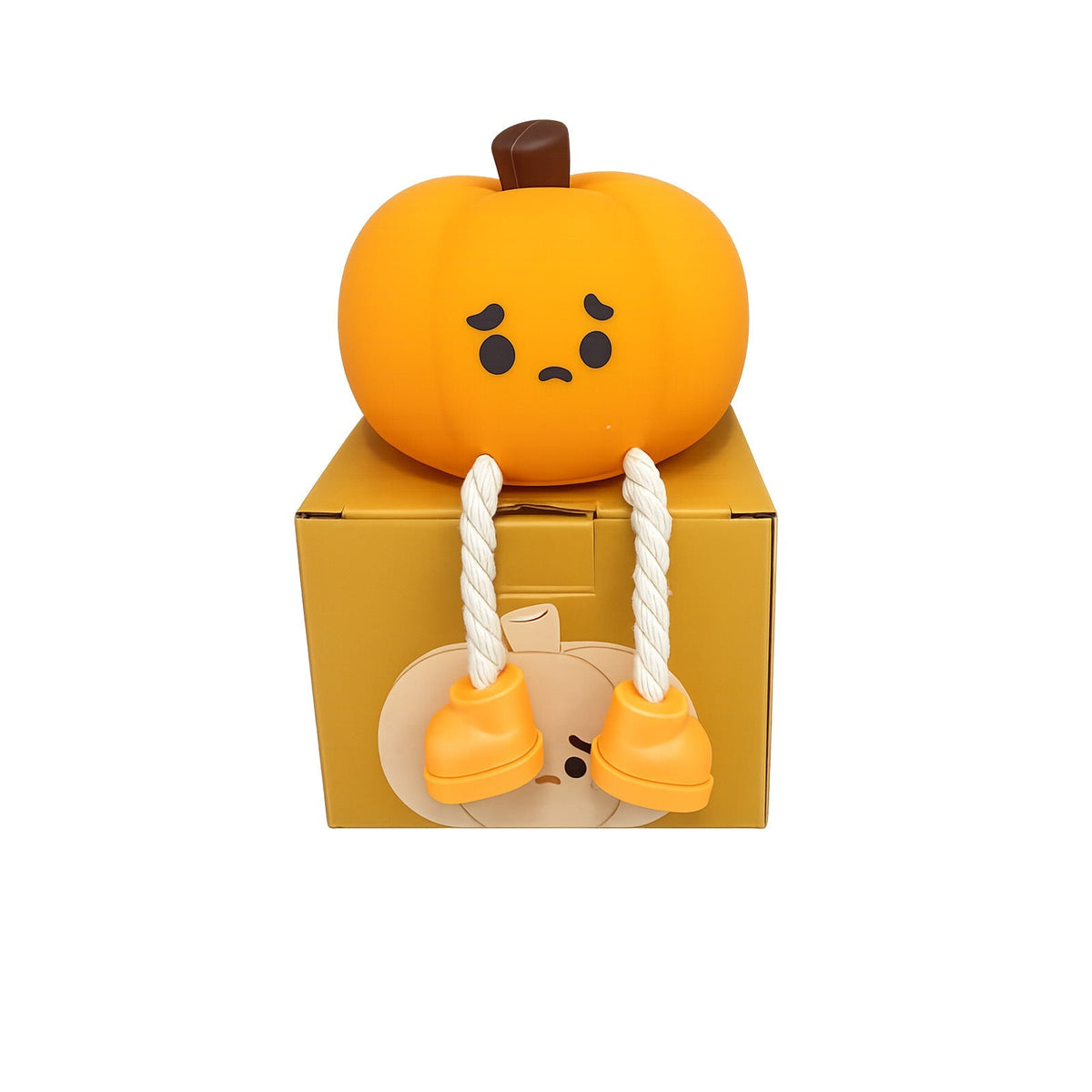 Soft Glow Pumpkin Silicone Night Light – Warm LED Sleep Companion
