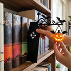 Halloween Bookshelf Hook Light – Spooky Cute LED Shelf Decor For Book Lovers