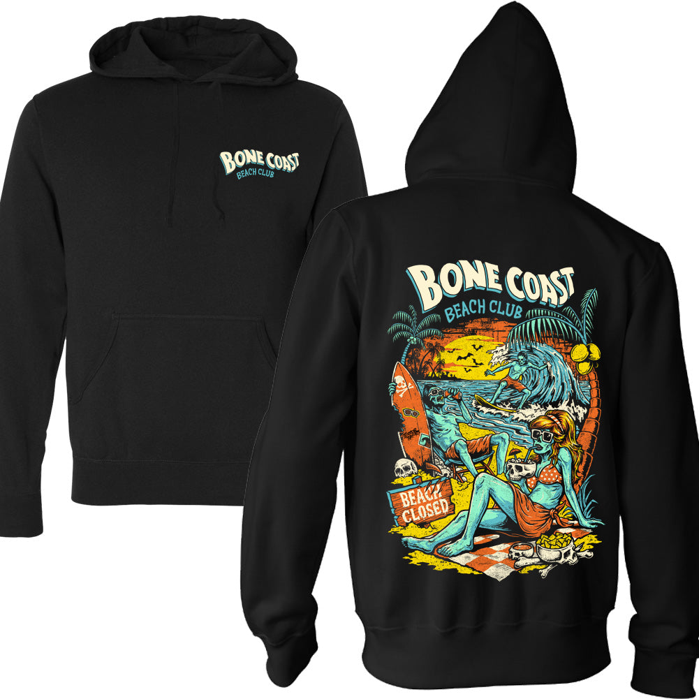 Bone Coast Beach Club Pullover Hoodie