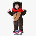 Kids Bear Costume Mascot with Scarf For Baby