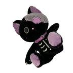 Emo Cute Skeleton Cat Plush