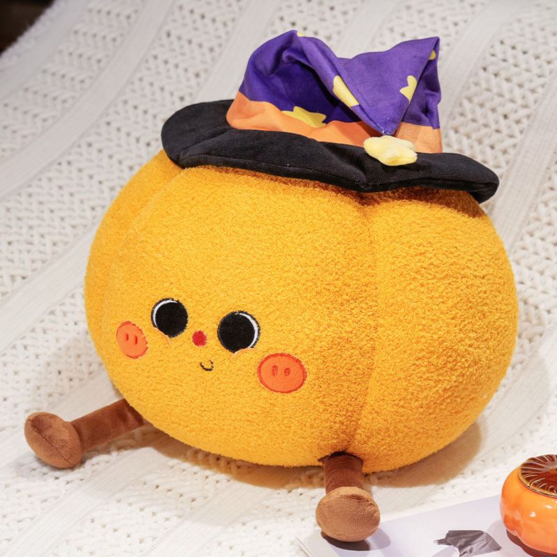 Cute Pumpkin And Ghost Pillow