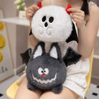 Halloween Theme Pumpkin Ghost Spider Plush