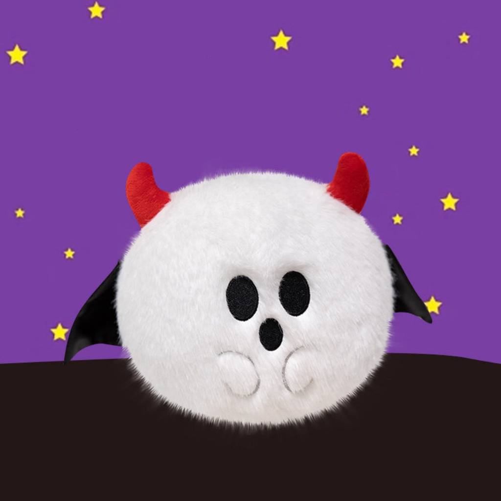 Halloween Theme Pumpkin Ghost Spider Plush