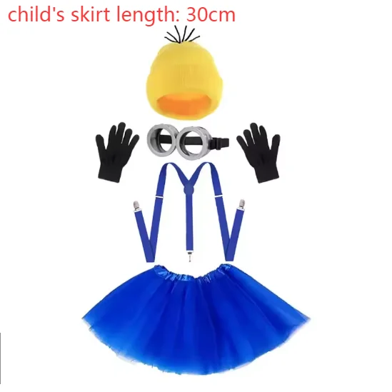 Costume disguise Funny Accessories Goggles Glasses Yellow Beanie Gloves Unisex
