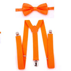 Nerd Costume Accessory Set - Suspenders Bow Tie Glasses & Cap - Halloween Costume