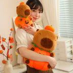 Adorable Halloween Pumpkin Capybara Plush for Your Festive Celebrations!