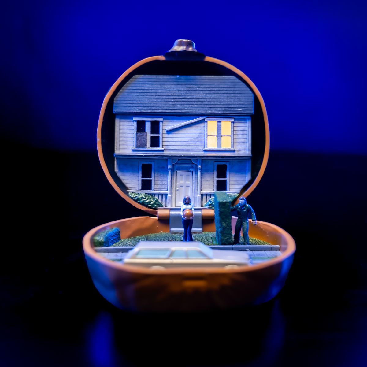 *PRE-ORDER* Halloween (1978) - Myers House Pumpkin Micro Maniacs Playset