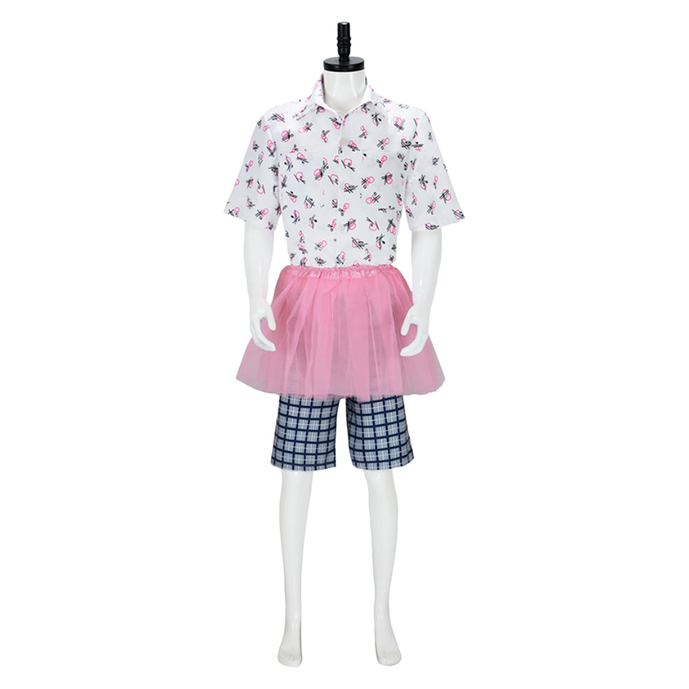 Ace Ventura: Pet Detective Ace Ventura Pink Outfit Carnival Halloween Cosplay Costume
