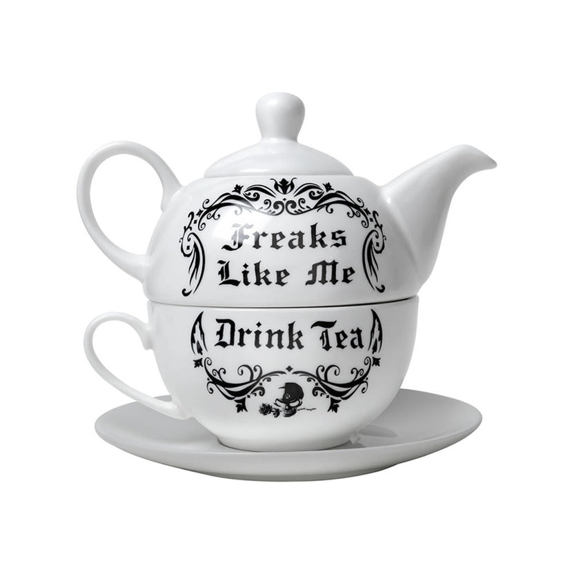 Freaks Like Me Drink Tea Set