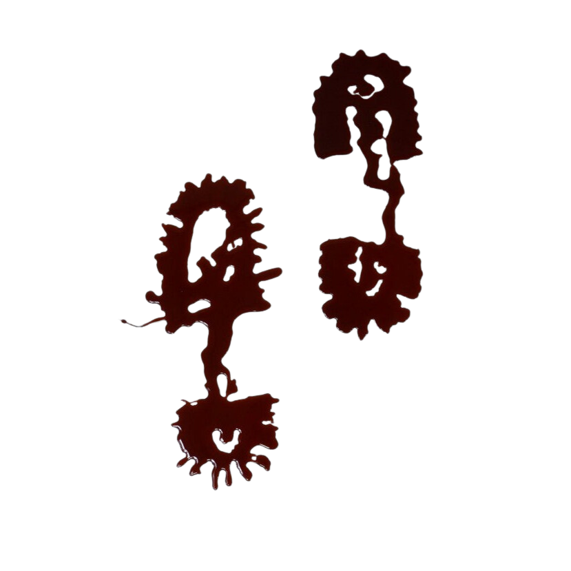 Bloody Boot Prints Pair