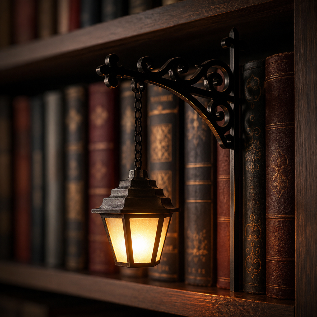 Halloween Bookshelf Hook Light – Spooky Cute LED Shelf Decor For Book Lovers