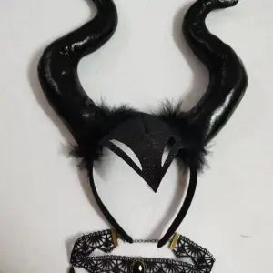 Halloween Accessories Demon Horn Headdress Demon Witch
