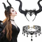 Halloween Accessories Demon Horn Headdress Demon Witch