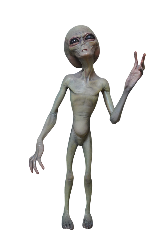 Alien Visitor Poseable Prop