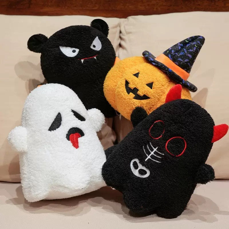 Halloween Pumpkin Ghost Bat Stuffed Animal
